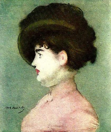 Edouard Manet portratt av irma brunner Norge oil painting art